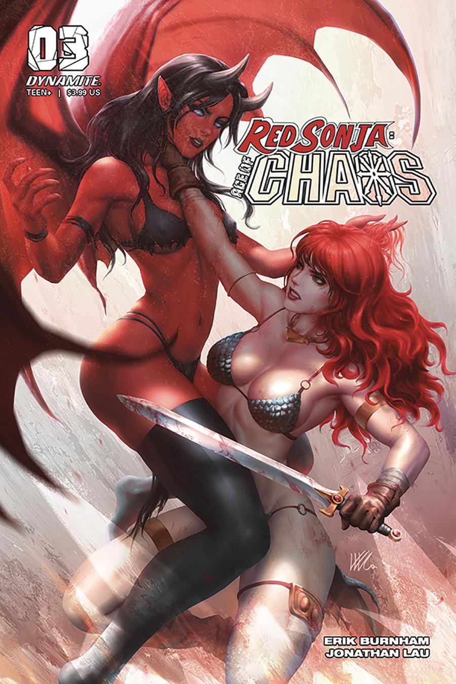 Red Sonja Age Of Chaos #3 Cover D Variant Kunkka Cover