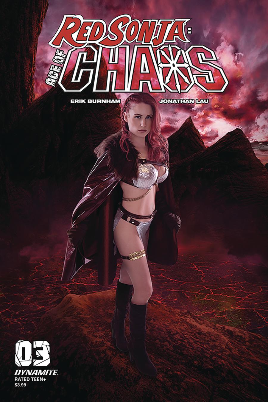 Red Sonja Age Of Chaos #3 Cover E Variant Shannon Kingston Cosplay Photo Cover