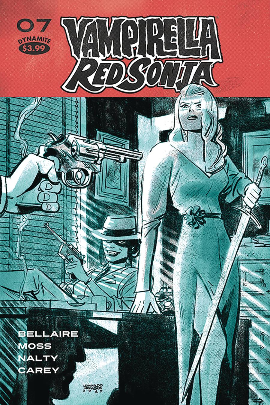 Vampirella Red Sonja #7 Cover C Variant Leonardo Romero Cover