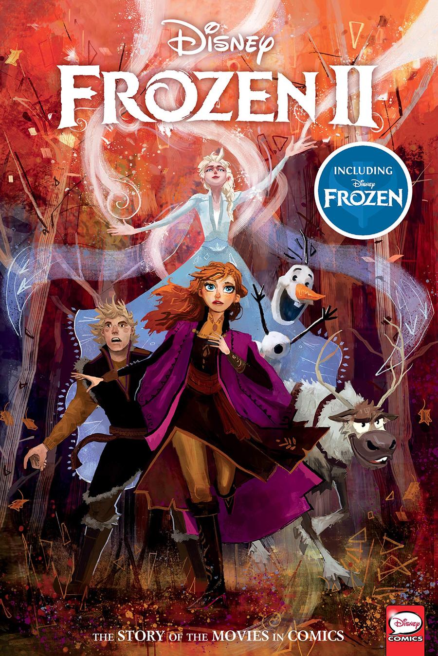 Disney Frozen And Frozen 2 Story Of The Movies In Comics HC