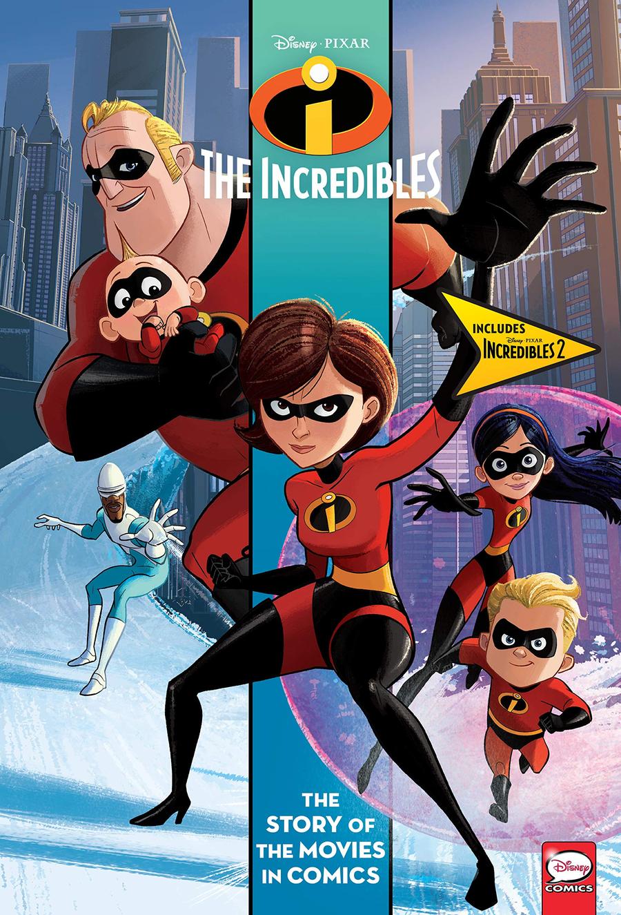 Disney Pixar Incredibles Story Of The Movies In Comics HC