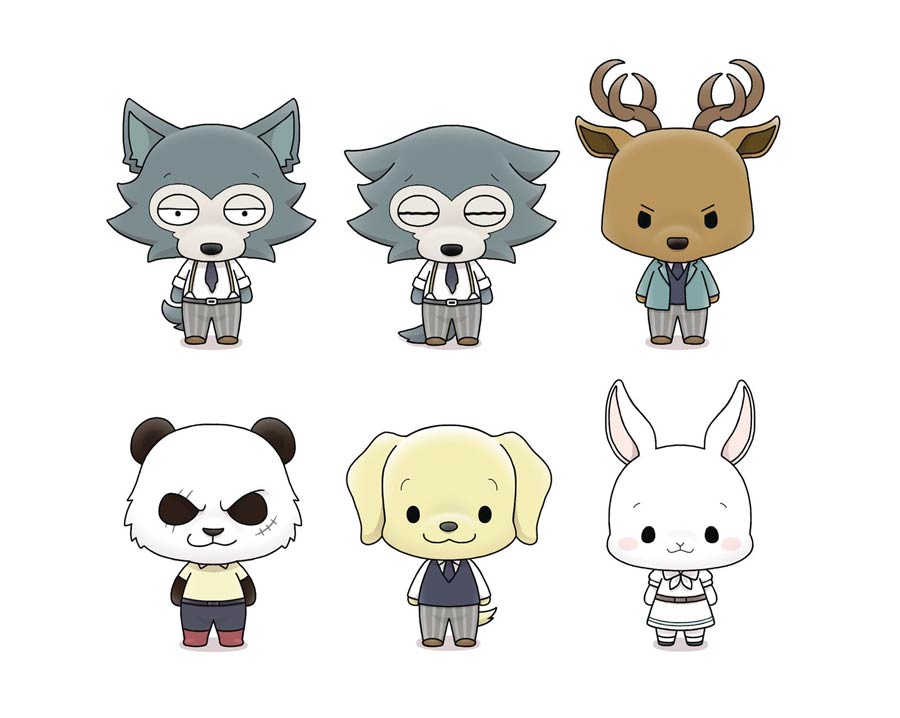 Beastars Chokorin Mascot Series Blind Mystery Box 6-Piece Display