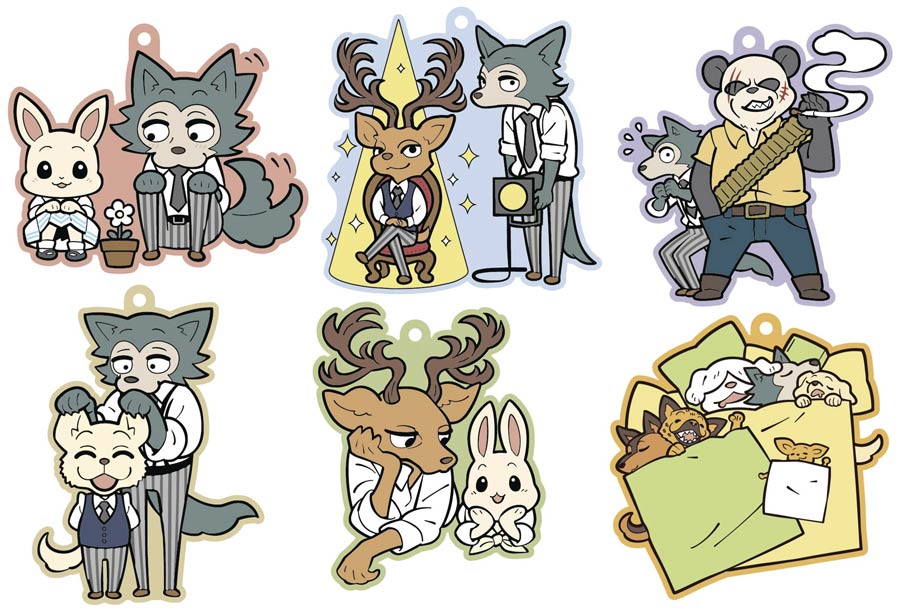 Beastars Rubber Mascot Buddy Collection 6-Piece Display