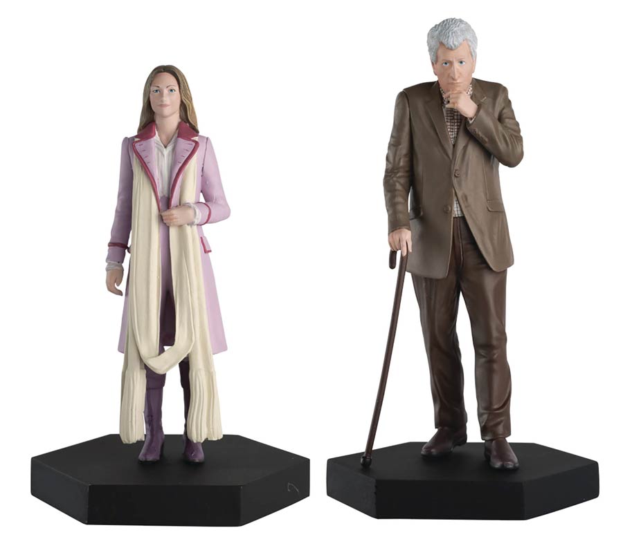Doctor Who Figurine Collection Time Lords Series #1 The Curator And Romana