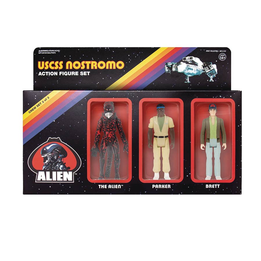 Alien ReAction Figure 3-Pack Pack B