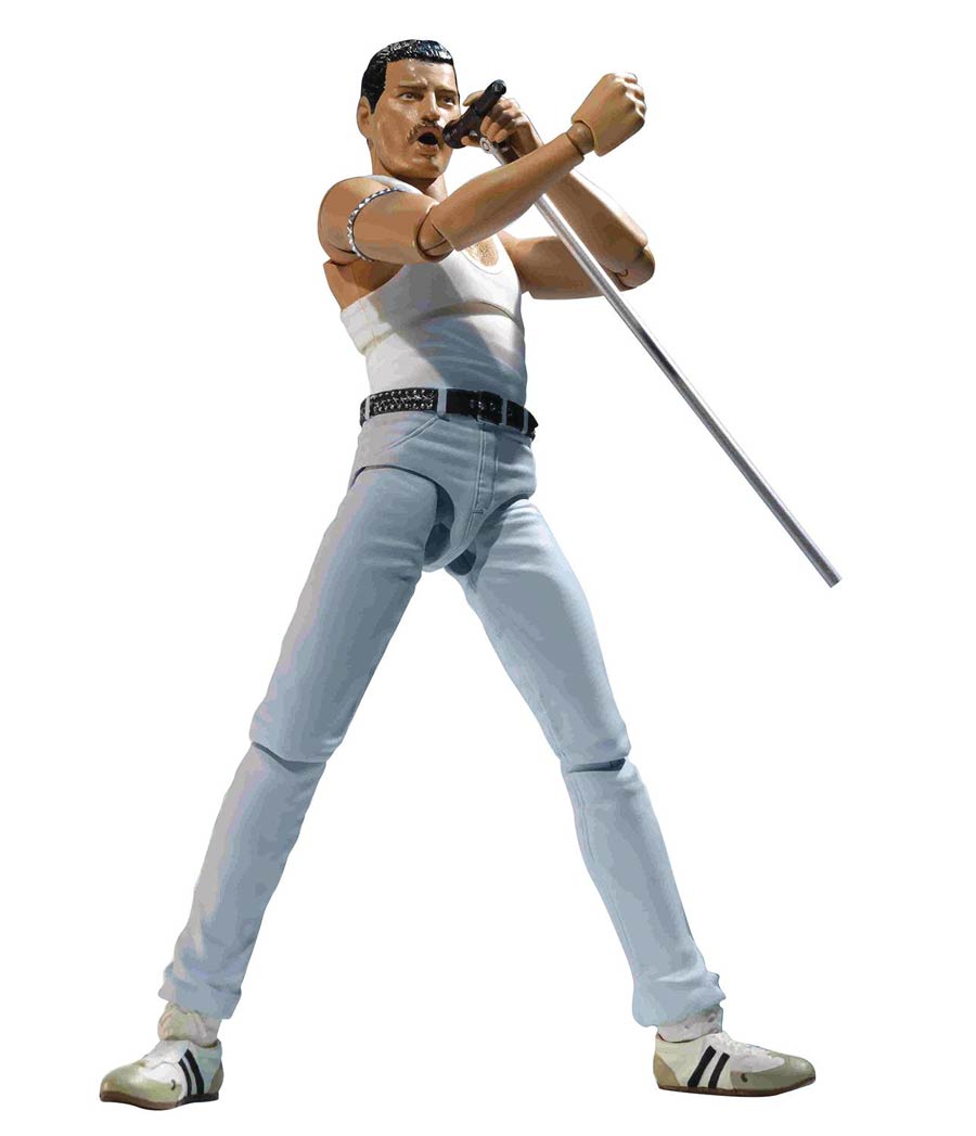 Queen S.H.Figuarts - Freddie Mercury (Live Aid) Action Figure
