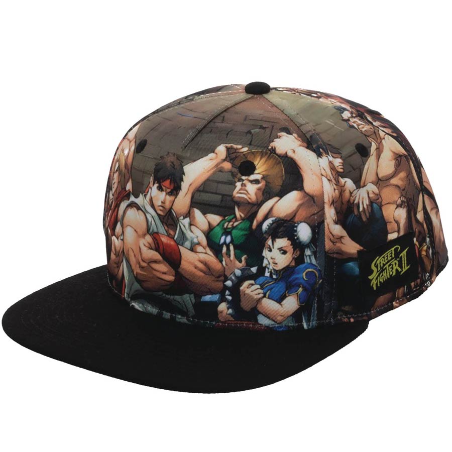 Street Fighter Sublimated Snapback Cap