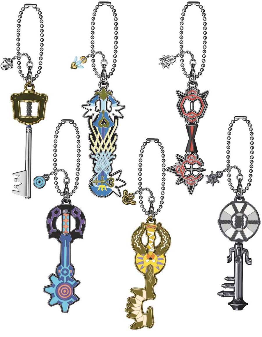 Kingdom Hearts Keyblade Collection Vol 3 Blind Mystery Box 6-Piece Display