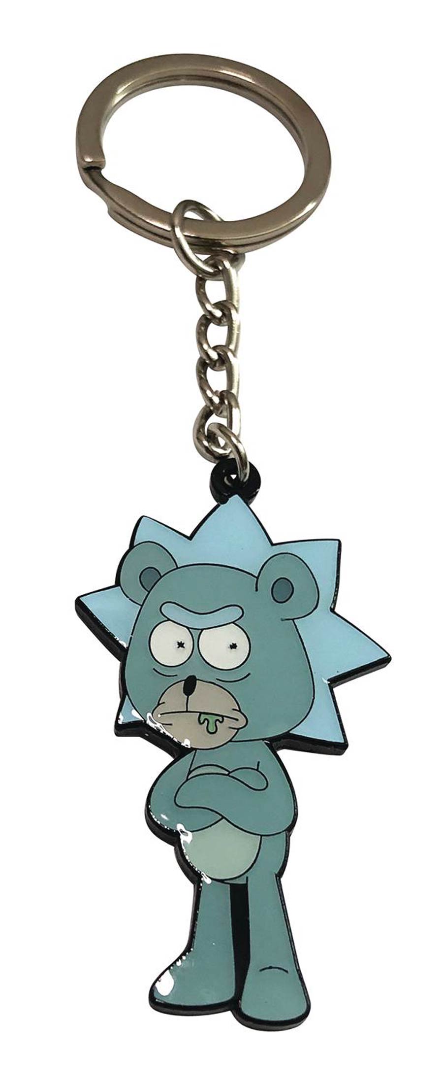 Rick And Morty Teddy Rick Keychain