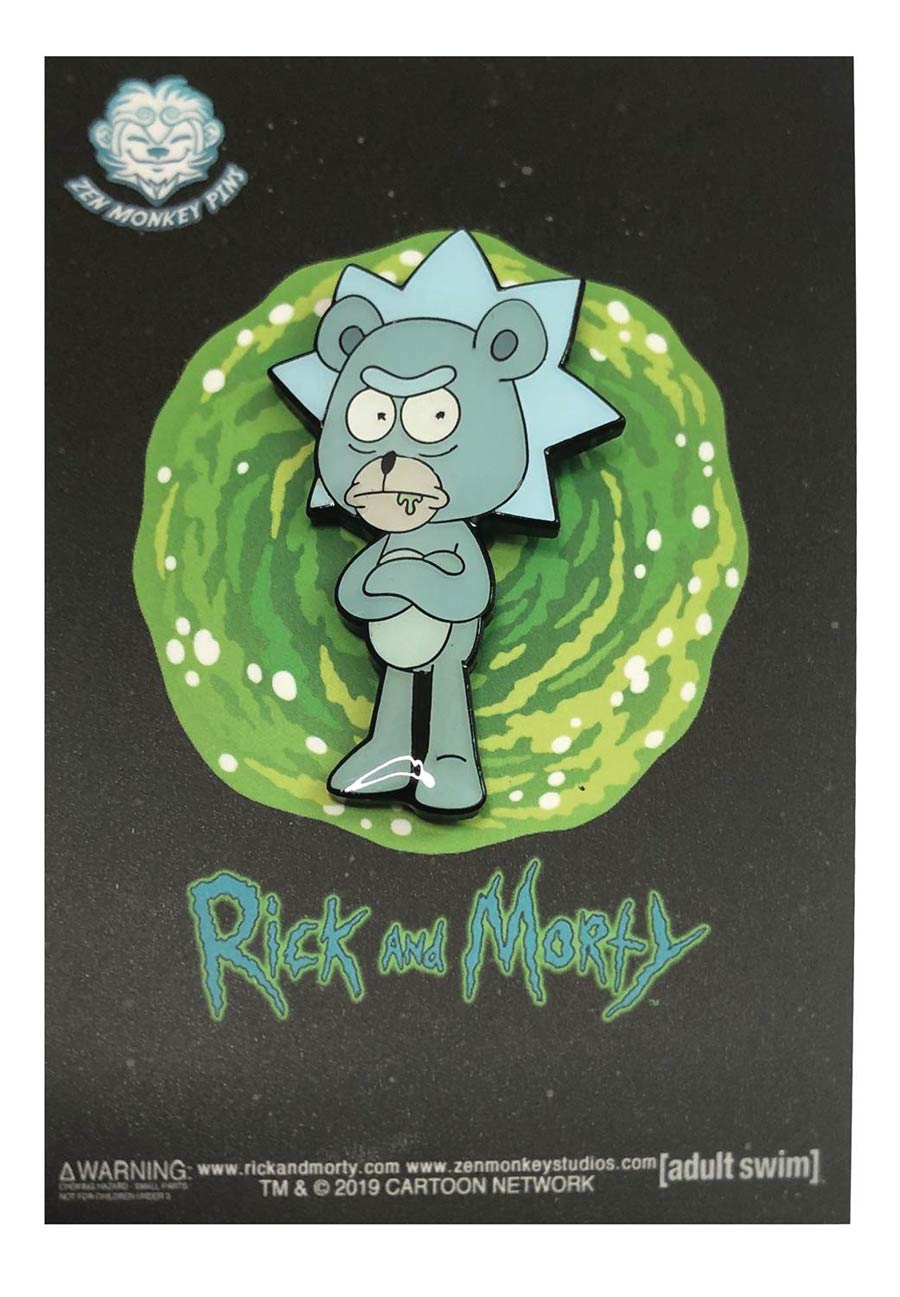 Rick And Morty Enamel Pin - Teddy Rick