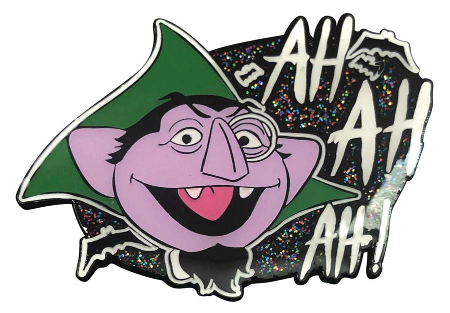 Sesame Street Enamel Pin - Ah Ah Ah With The Count
