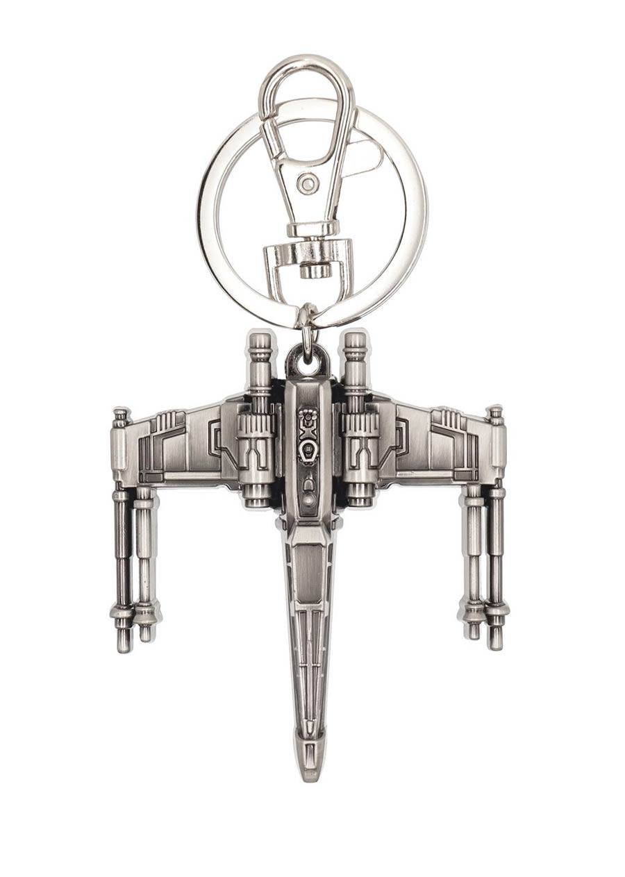 Star Wars Pewter Keyring - X-Wing Starfighter