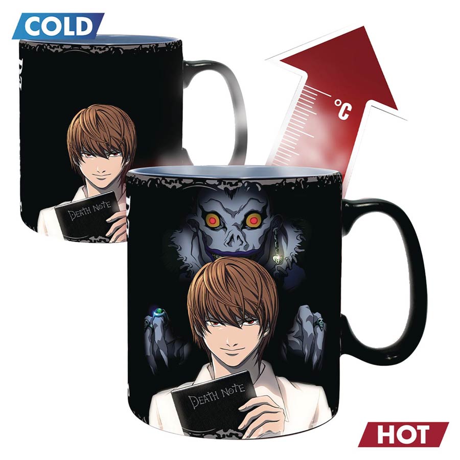 Death Note Kira & L Heat-Change Mug