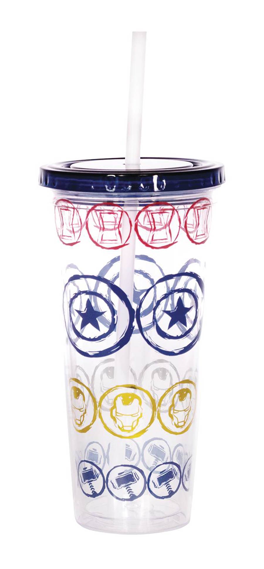Marvel Avengers Icons Tumbler With Straw