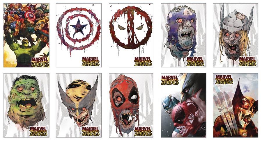 Marvel Comics Marvel Zombies Magnet 48-Piece Assortment Case