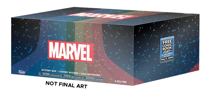 FCBD 2020 Funko Marvel Previews Exclusive Mystery Box A Size Large