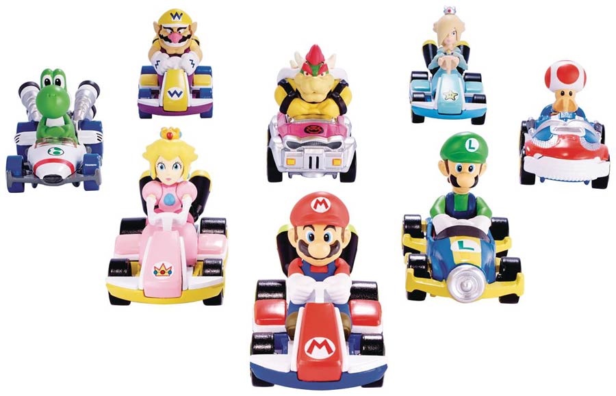 Hot Wheels Mario Cart Die-Cast Vehicle Assortment Case
