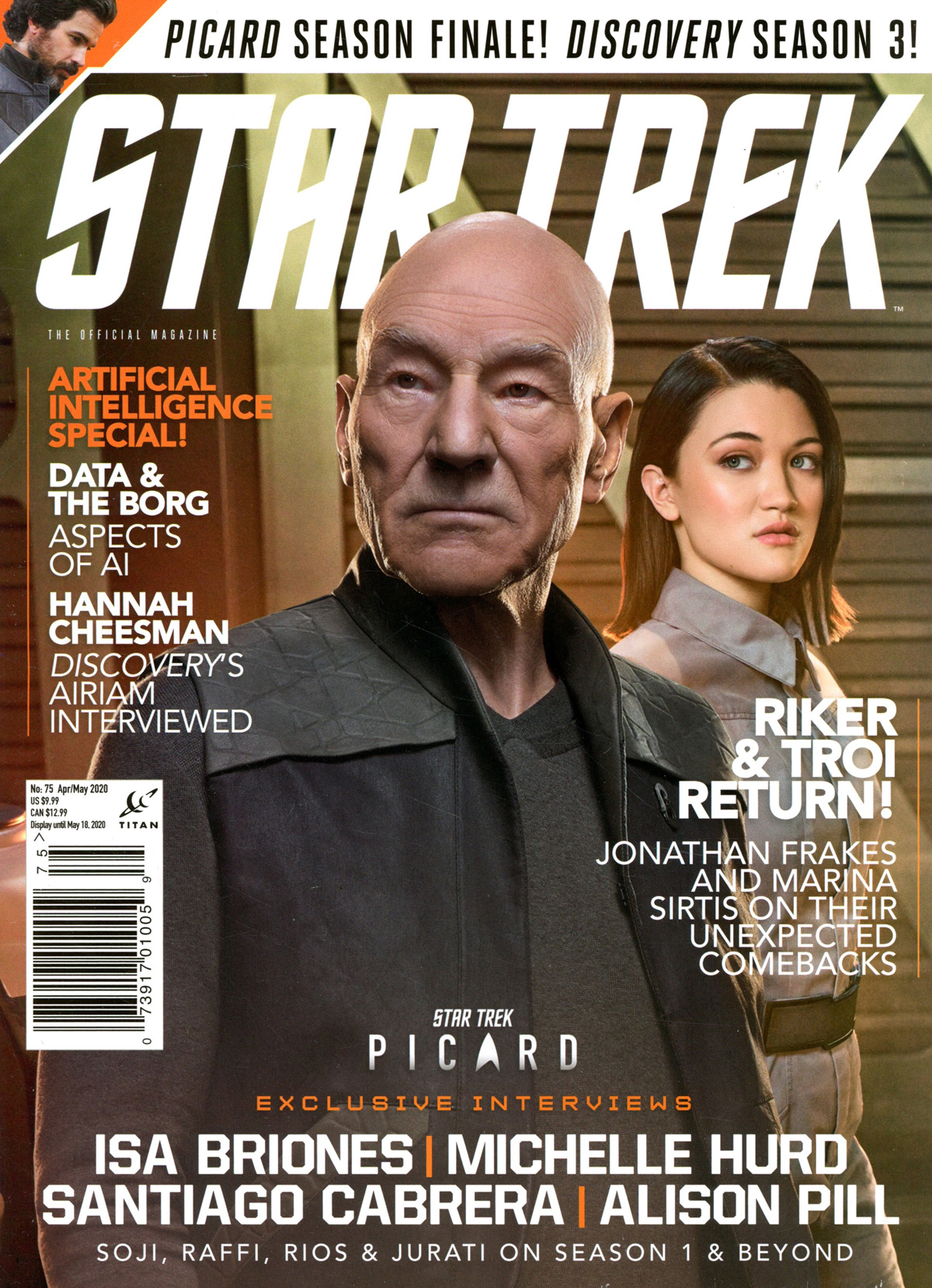 Star Trek Magazine #75 April / May 2020 Newsstand Edition