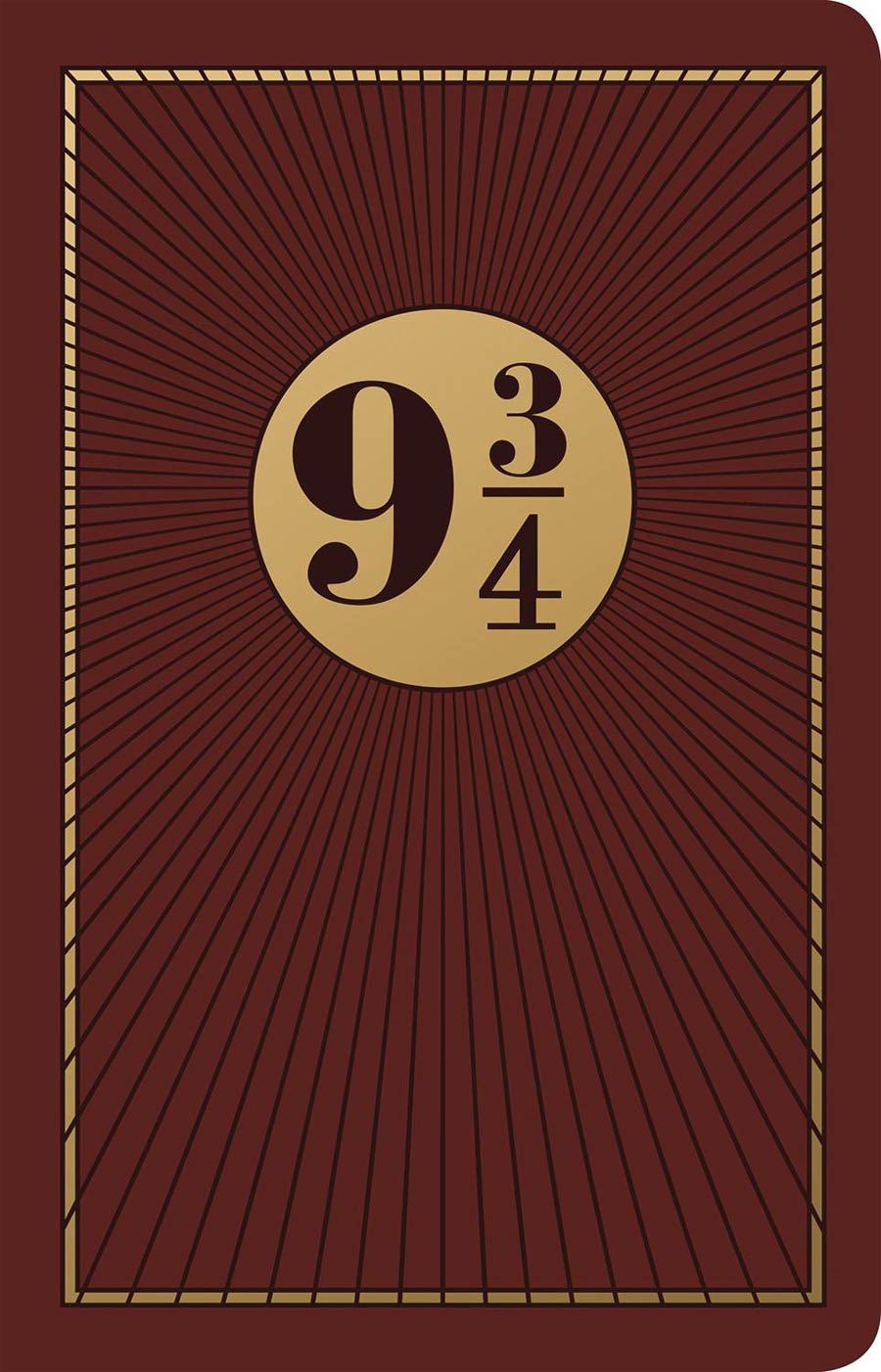Harry Potter Platform Nine And Three Quarters Journal