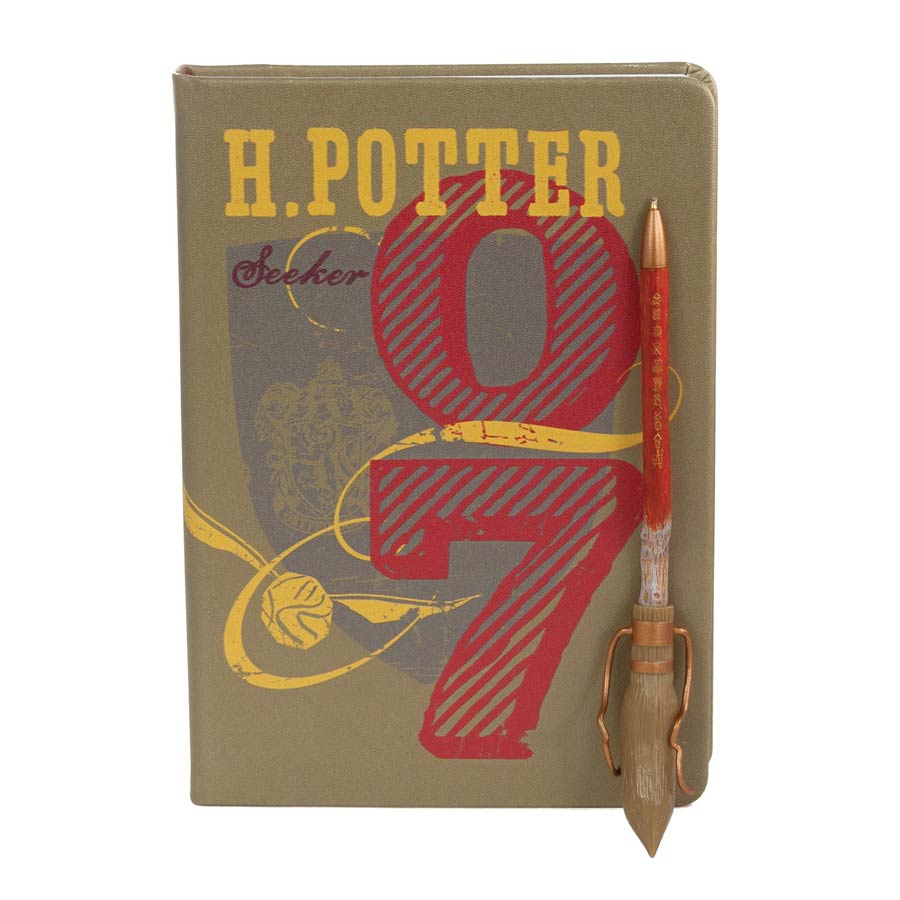 Harry Potter Seeker Journal & Firebolt Pen