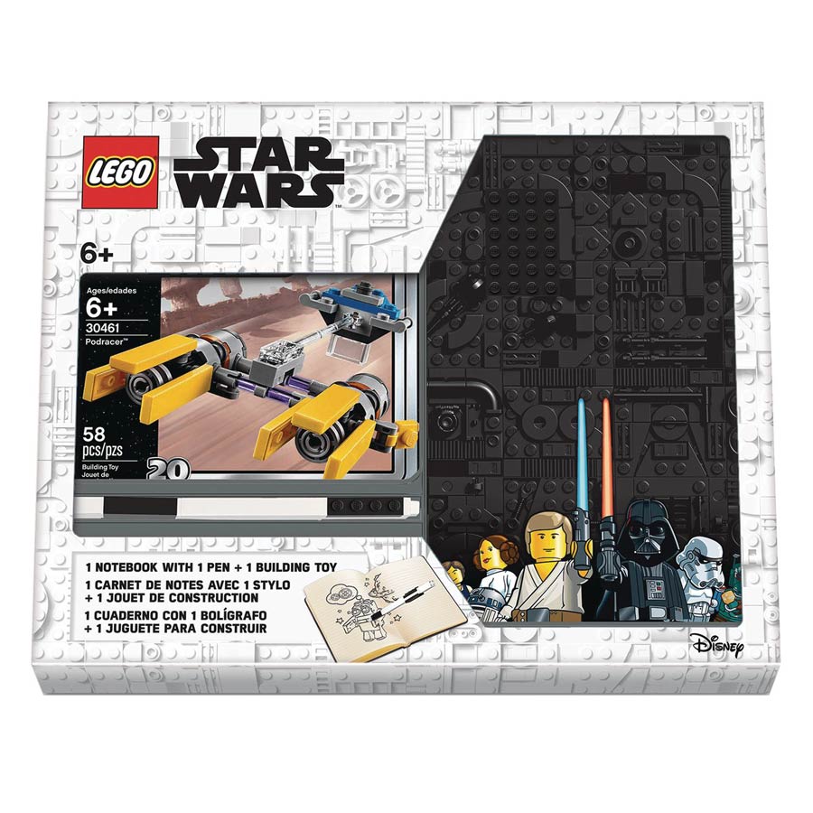 Lego Star Wars Notebook And Pen Recruit Bag - Podracer