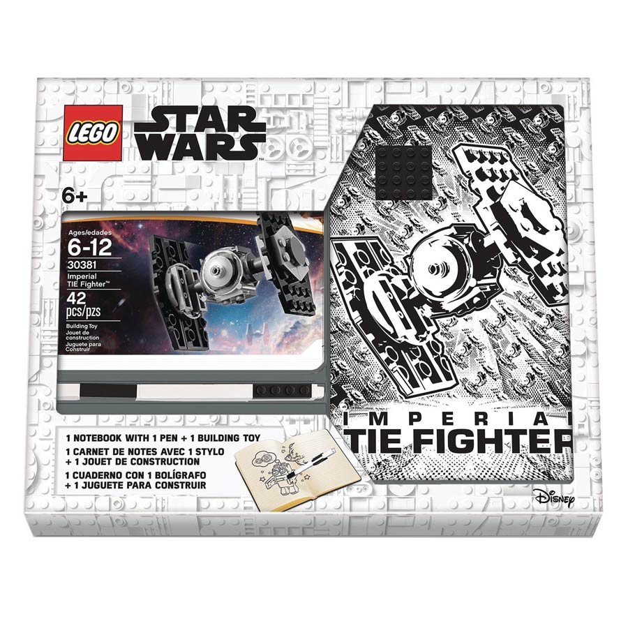 Lego Star Wars Notebook And Pen Recruit Bag - TIE Fighter