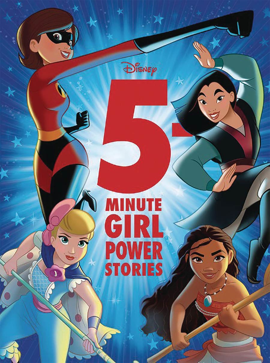Disney 5 Minute Girl Power Stories HC