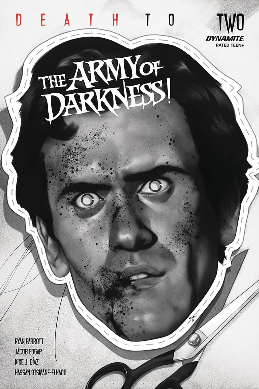 Death To The Army Of Darkness #2 Cover M Incentive Ben Oliver Black & White Cover