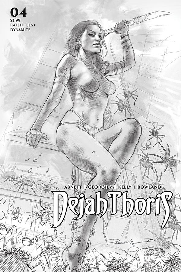 Dejah Thoris Vol 3 #4 Cover H Incentive Lucio Parrillo Black & White Cover