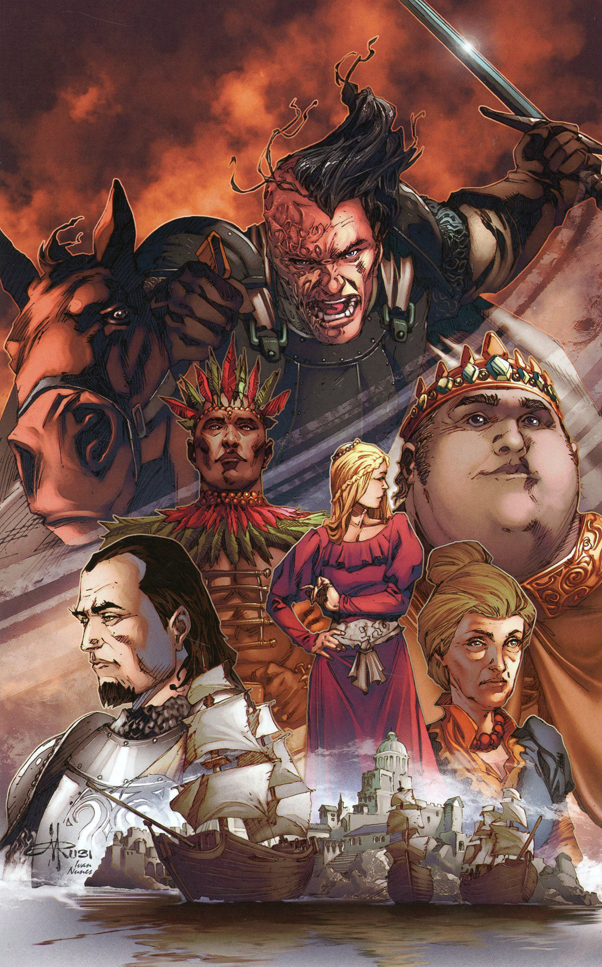 Game Of Thrones Clash Of Kings Vol 2 #3 Cover C Incentive Mel Rubi Virgin Cover