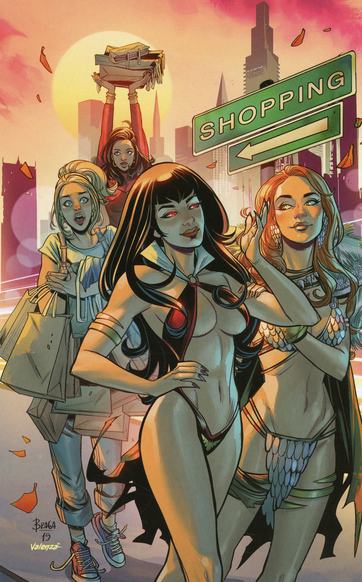 Red Sonja And Vampirella Meet Betty And Veronica #10 Cover N Incentive Laura Braga Virgin Cover