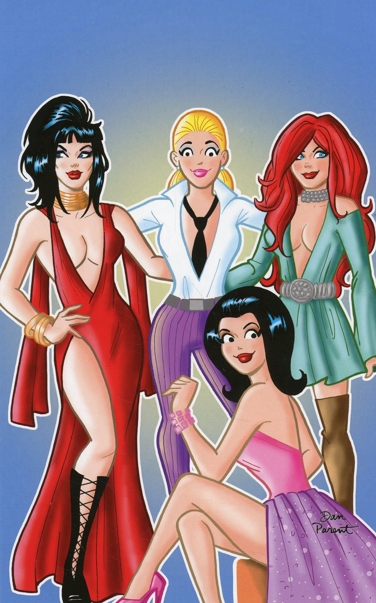 Red Sonja And Vampirella Meet Betty And Veronica #10 Cover O Incentive Dan Parent Virgin Cover