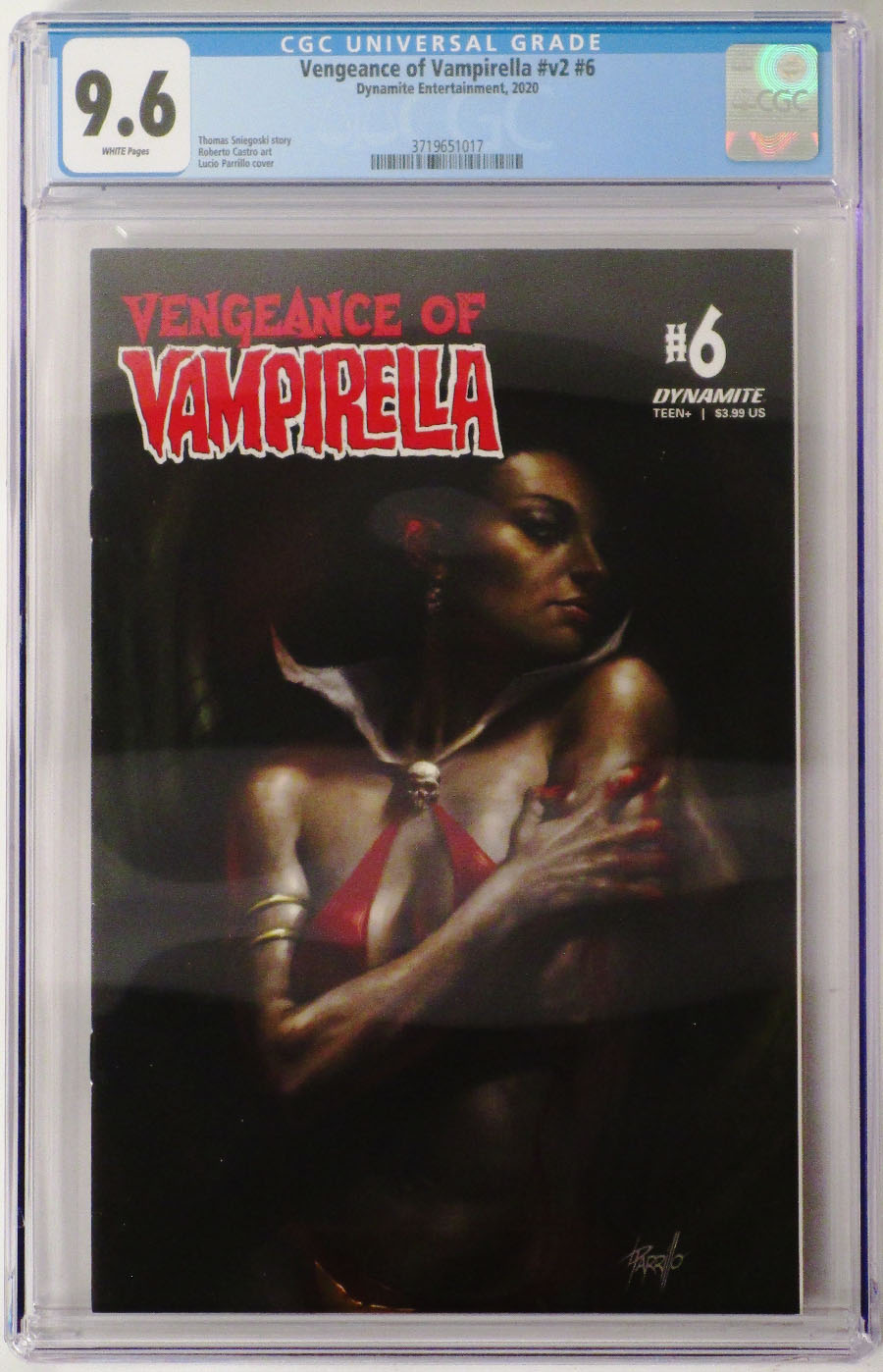 Vengeance Of Vampirella Vol 2 #6 Cover S Regular Lucio Parrillo Cover CGC Graded 9.6