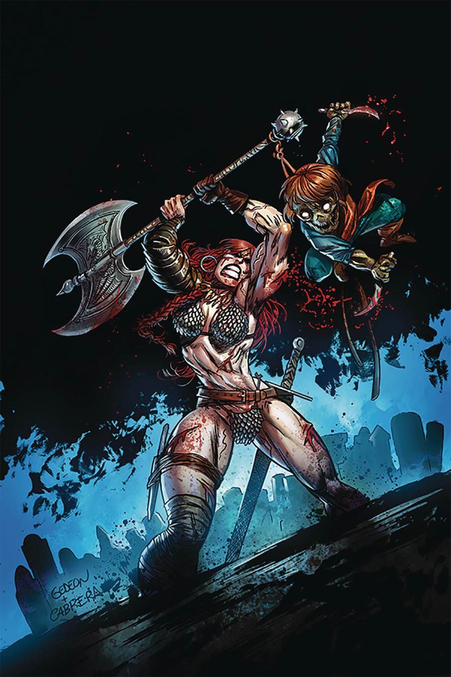 Killing Red Sonja #1 Cover M Limited Edition Juan Gedeon Zombie Virgin Cover