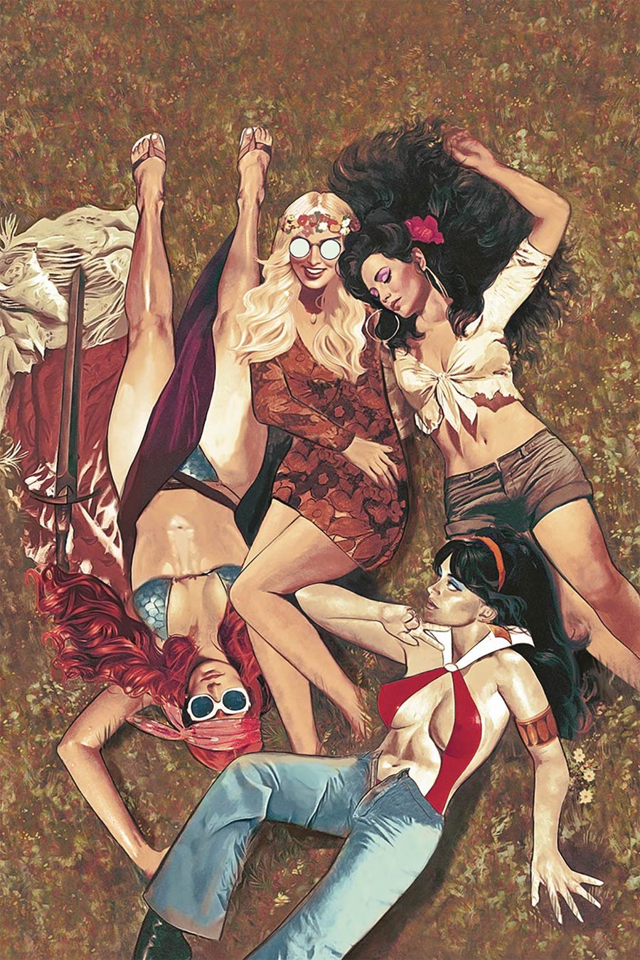 Red Sonja And Vampirella Meet Betty And Veronica #10 Cover P Limited Edition Fay Dalton Virgin Cover