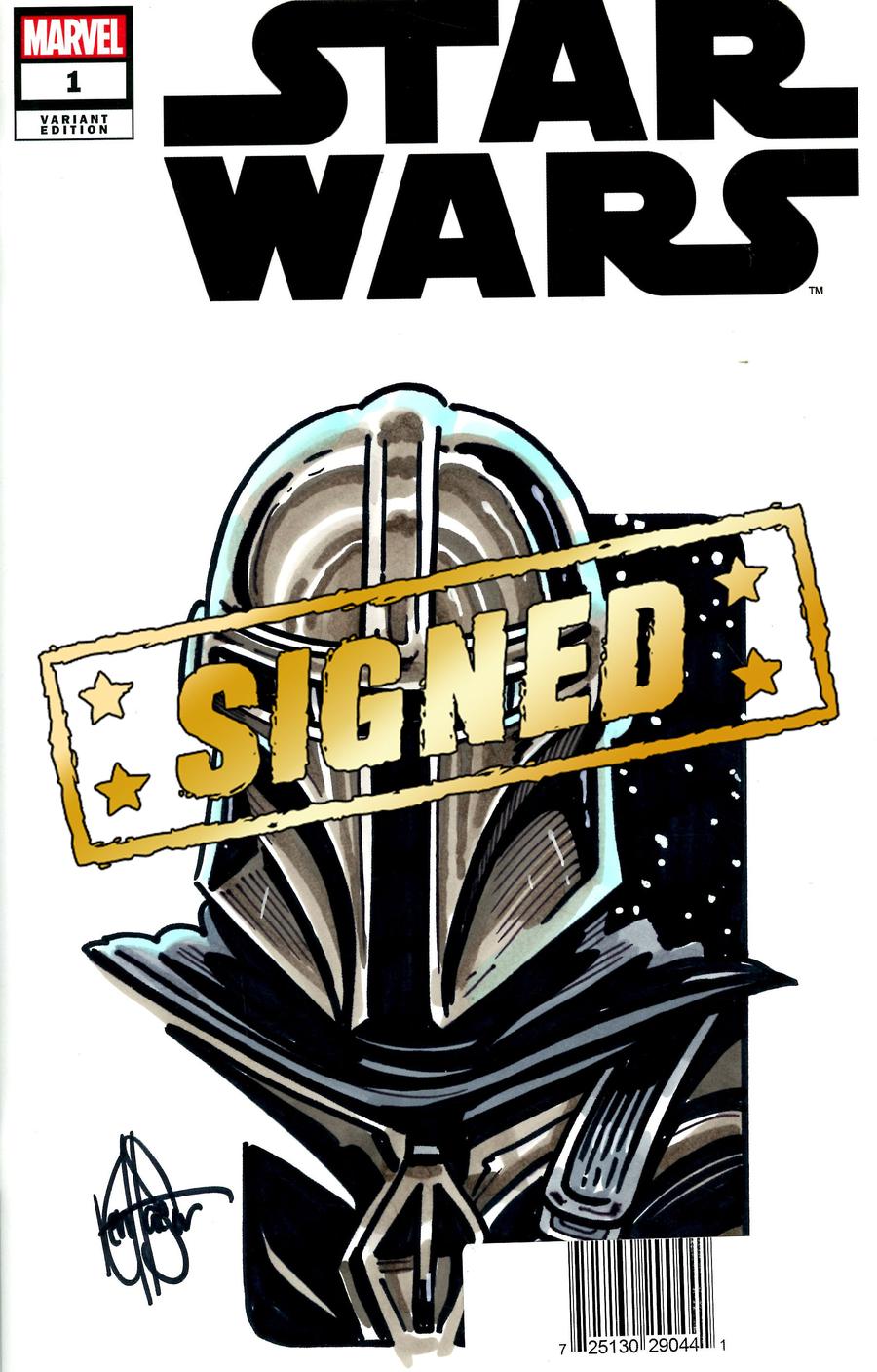 Star Wars Vol 5 #1 Cover M DF Signed & Remarked By Ken Haeser