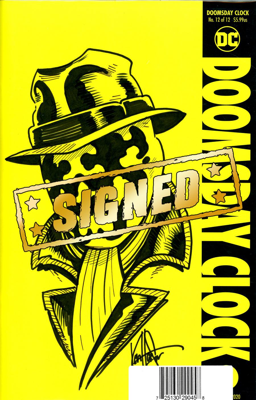 Doomsday Clock #12 Cover D DF Signed & Remarked By Ken Haeser