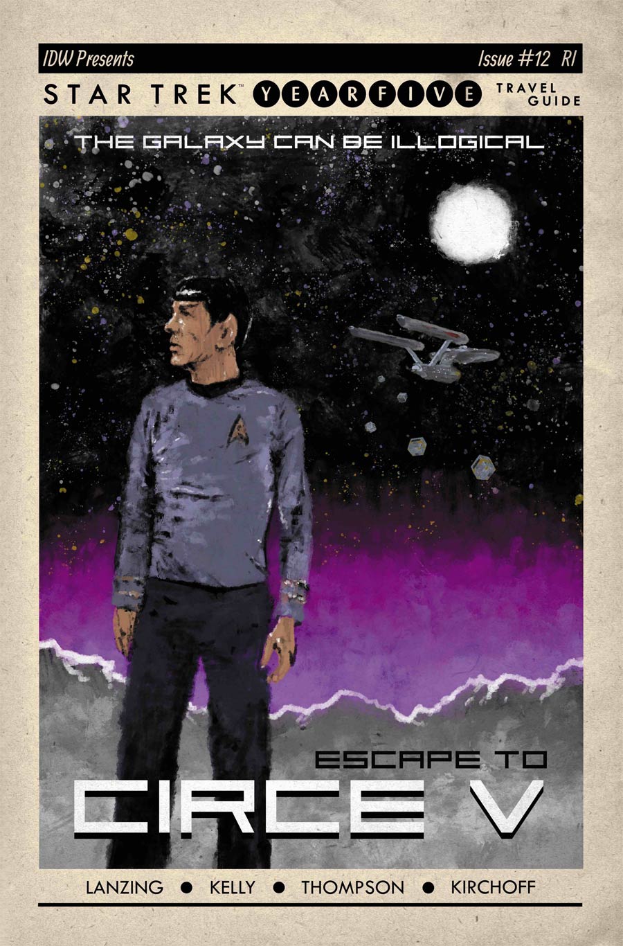 Star Trek Year Five #12 Cover B Incentive JJ Lendl Variant Cover