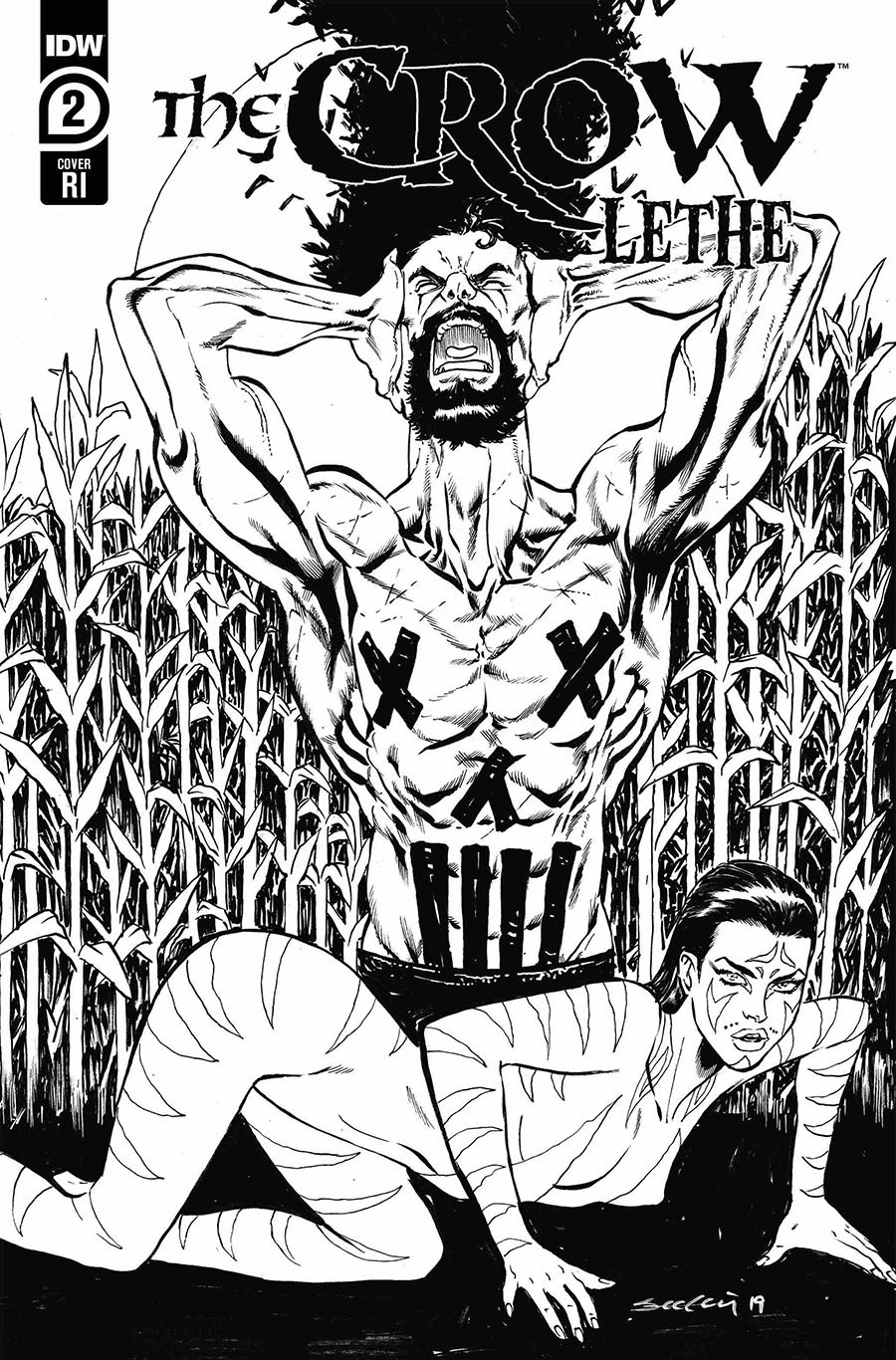 Crow Lethe #2 Cover C Incentive Tim Seeley Ink Cover