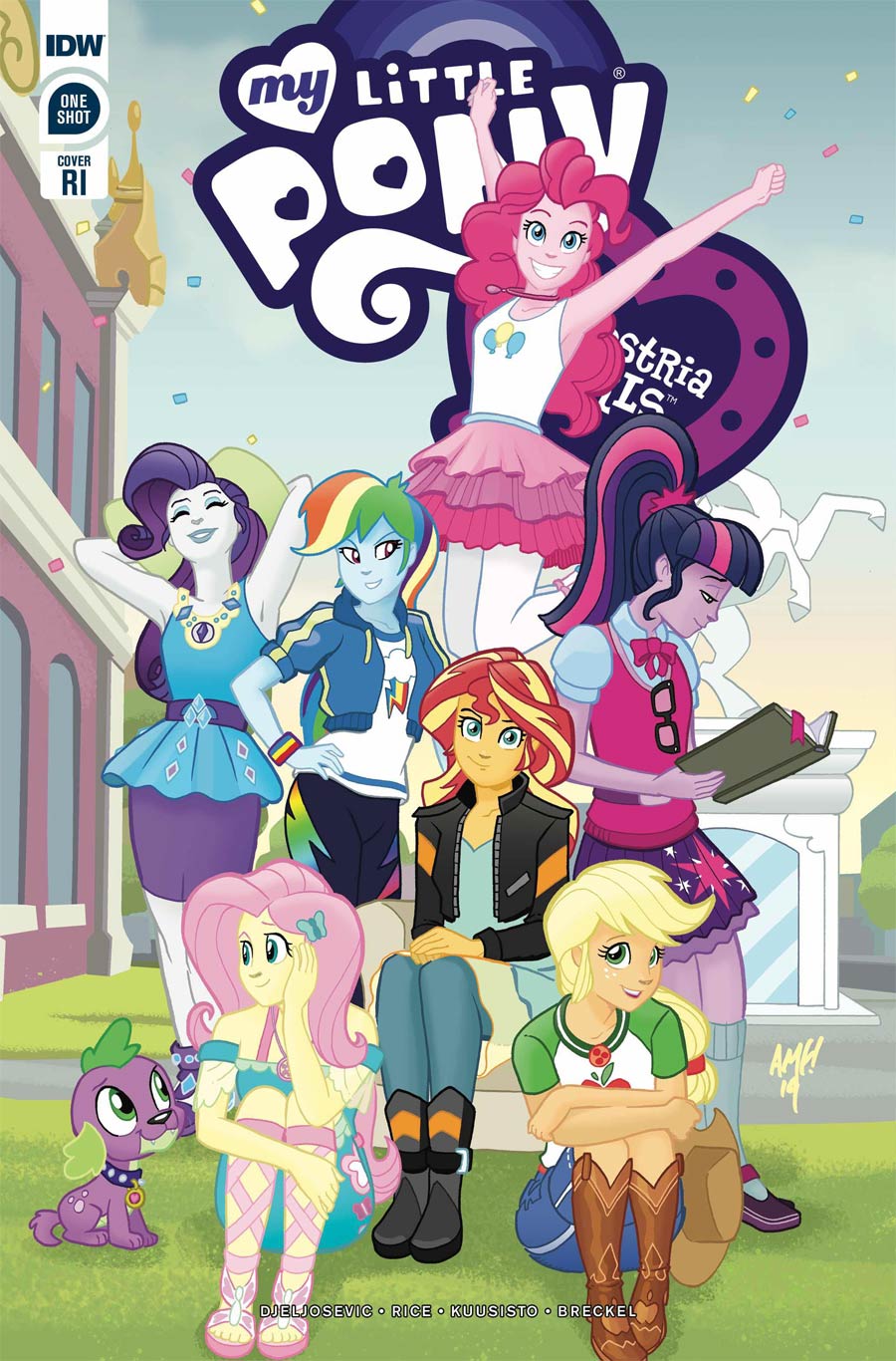 My Little Pony Equestria Girls Canterlot High March Radness Cover B Incentive Tony Fleecs Variant Cover