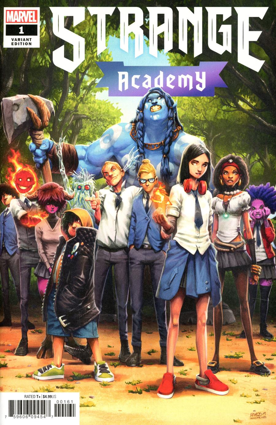 Strange Academy #1 Cover F Incentive Humberto Ramos Design Variant Cover