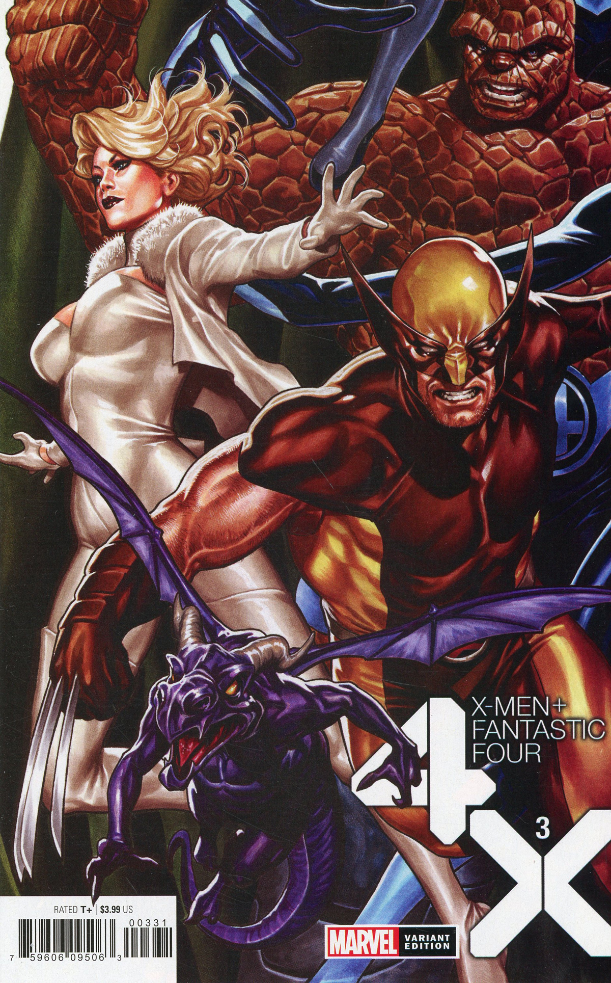X-Men Fantastic Four Vol 2 #3 Cover C Variant Mark Brooks Cover