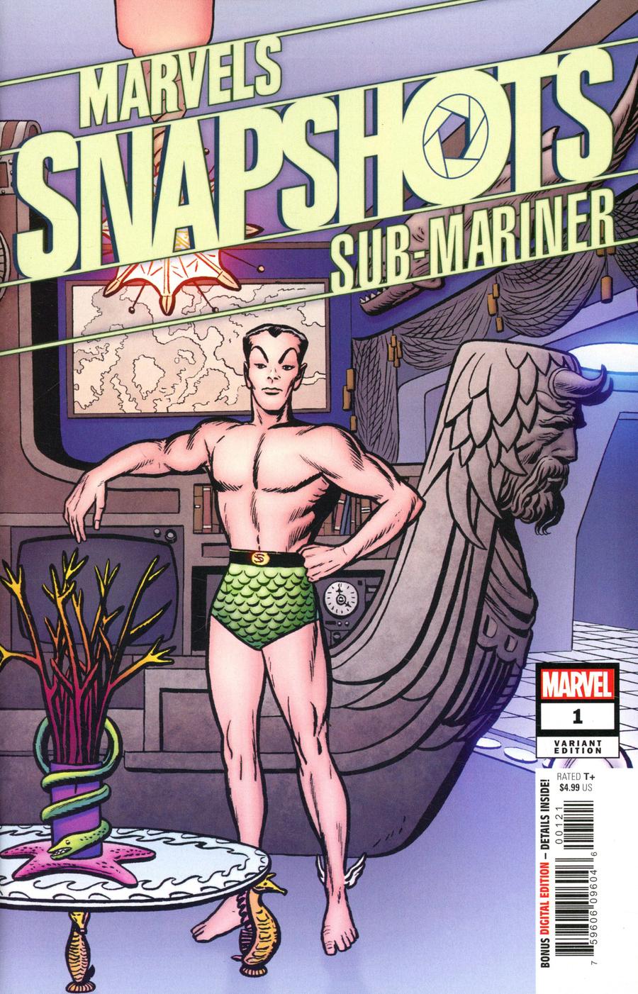 Sub-Mariner Marvels Snapshots #1 Cover D Incentive Jack Kirby Hidden Gem Variant Cover