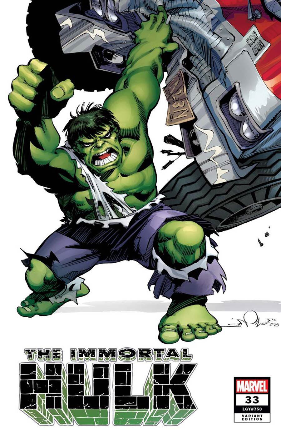 Immortal Hulk #33 Cover G Incentive Walter Simonson Hidden Gem Variant Cover (#750)