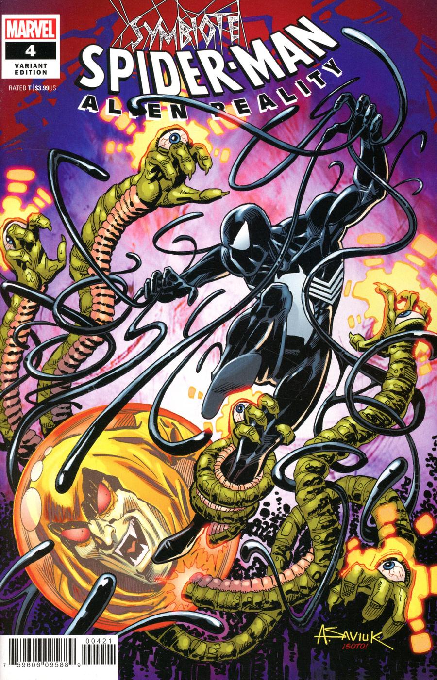 Symbiote Spider-Man Alien Reality #4 Cover D Incentive Alex Saviuk Variant Cover