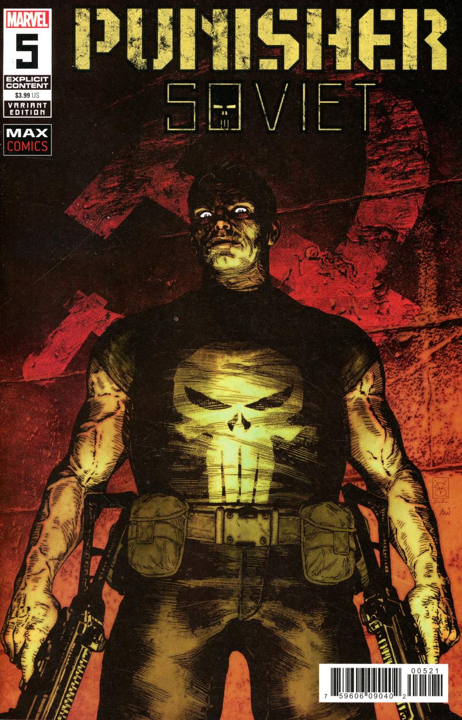 Punisher Soviet #5 Cover B Incentive Valerio Giangiordano Variant Cover