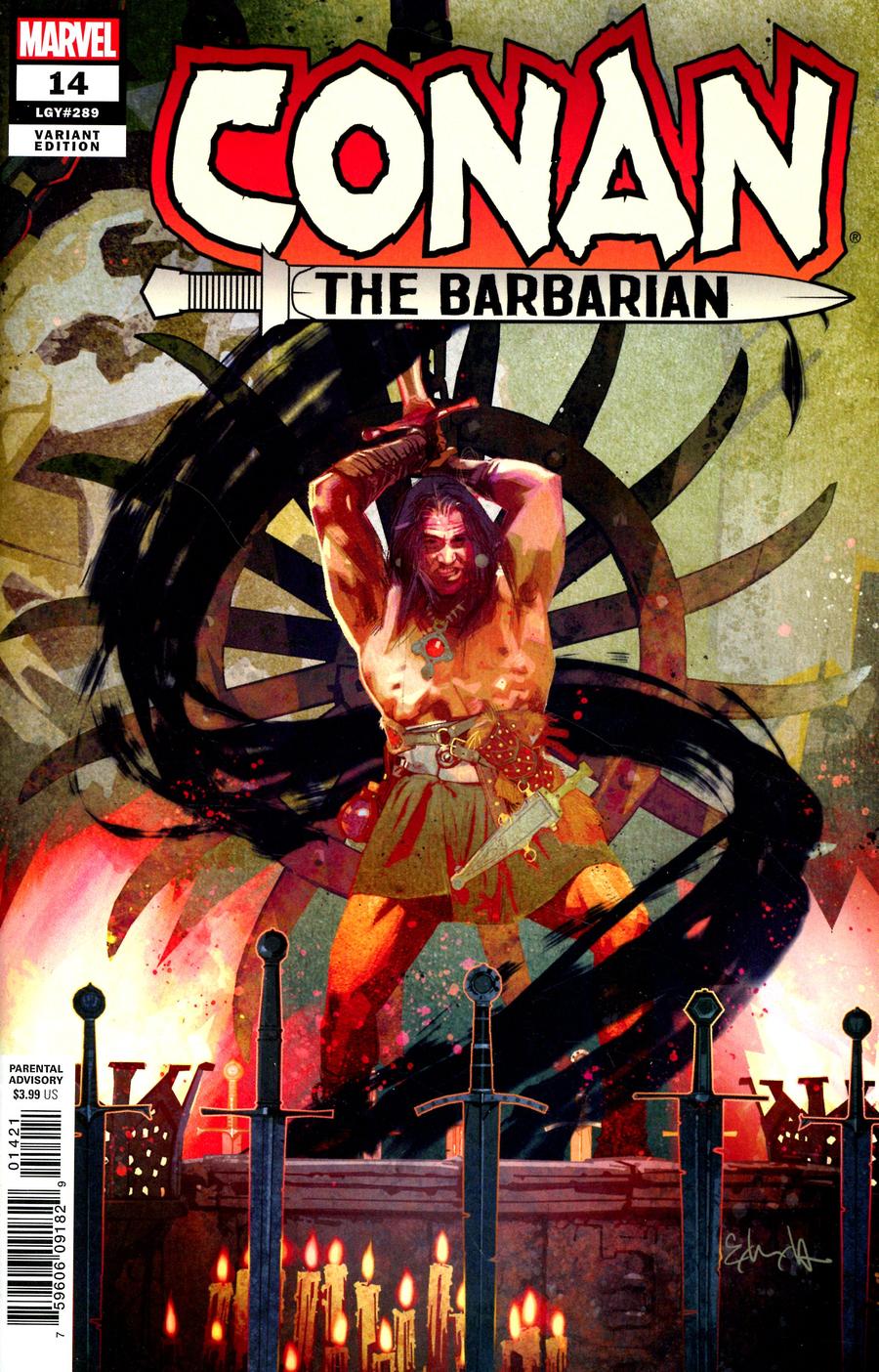 Conan The Barbarian Vol 4 #14 Cover B Incentive Tommy Lee Edwards Variant Cover