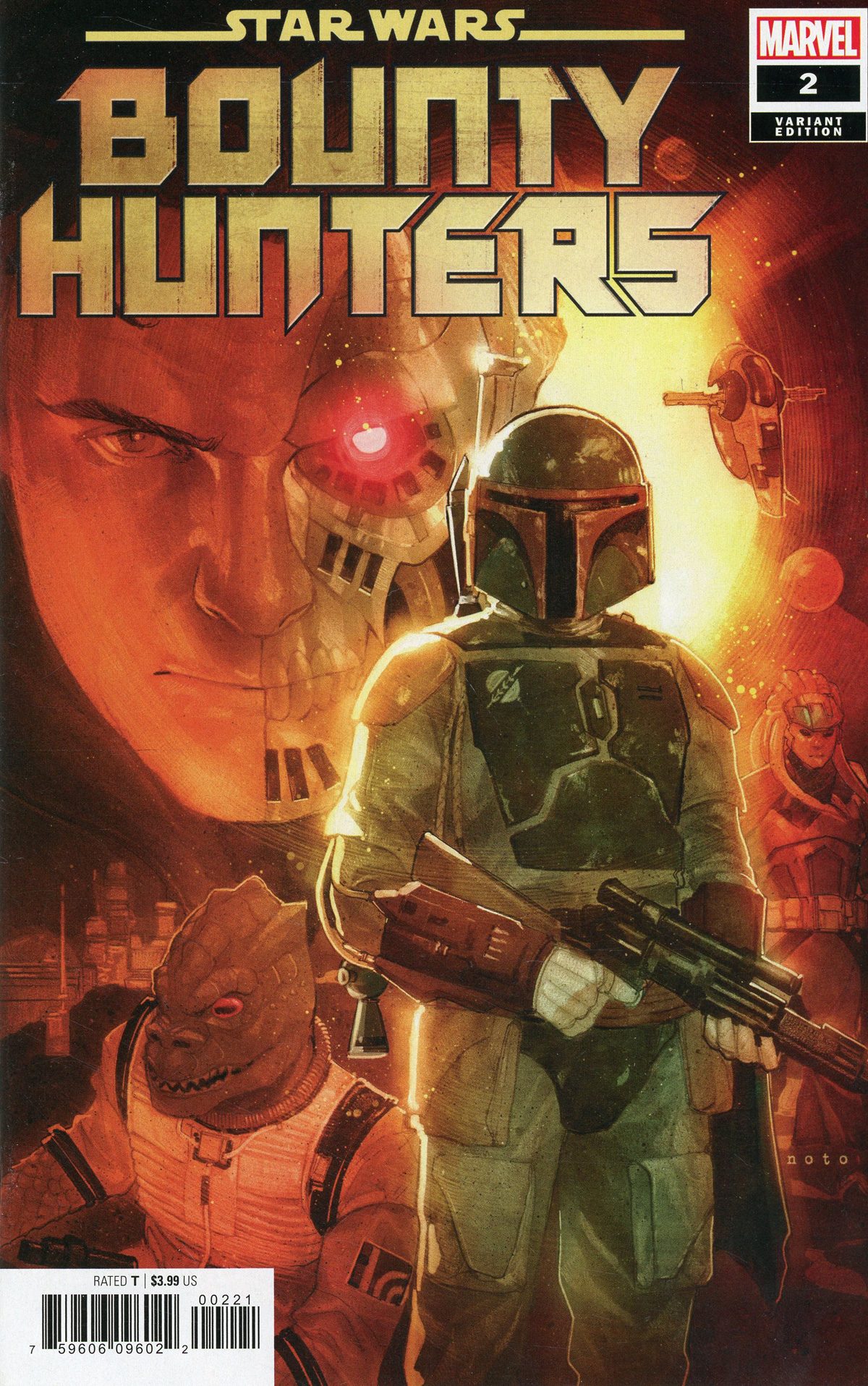 Star Wars Bounty Hunters #2 Cover C Incentive Phil Noto Variant Cover