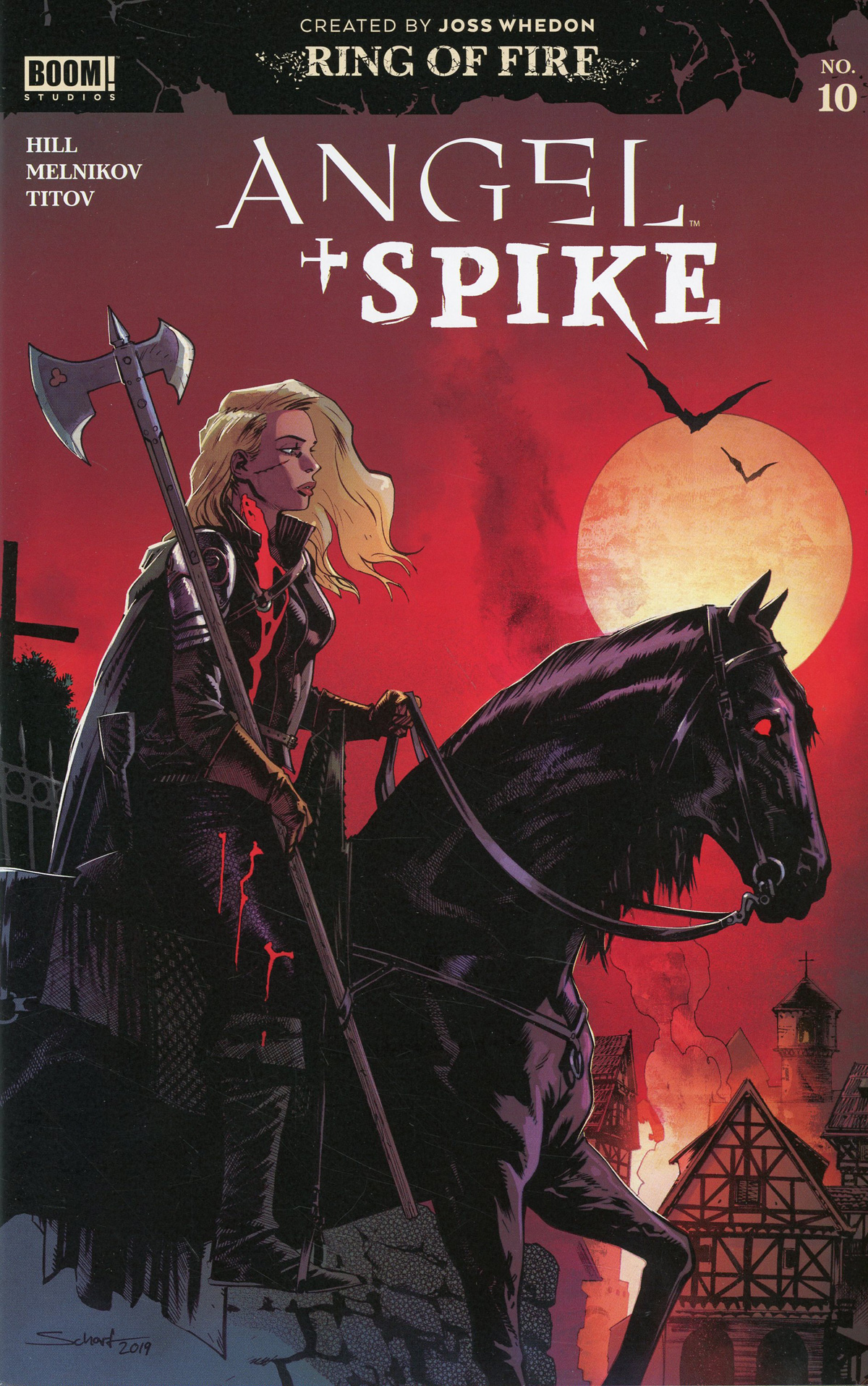 Angel & Spike #10 Cover E Incentive Jonas Scharf Variant Cover