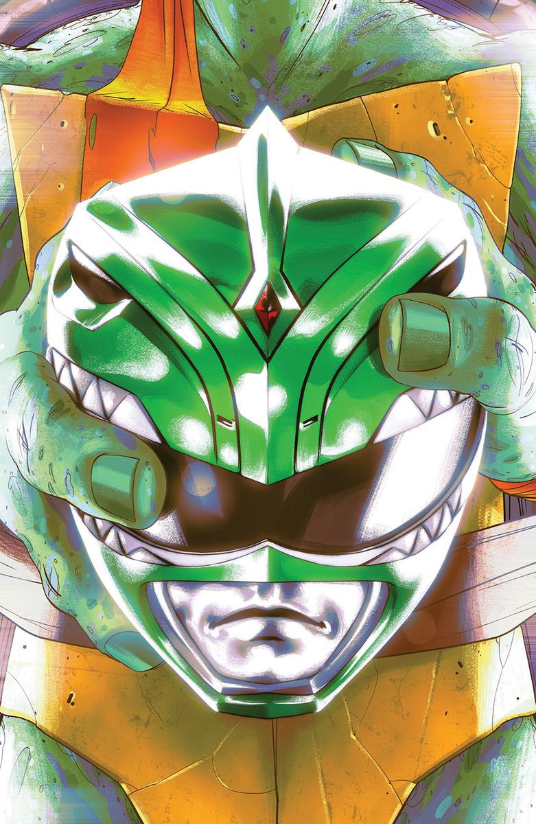 Mighty Morphin Power Rangers Teenage Mutant Ninja Turtles #4 Cover G Incentive Goni Montes Variant Cover